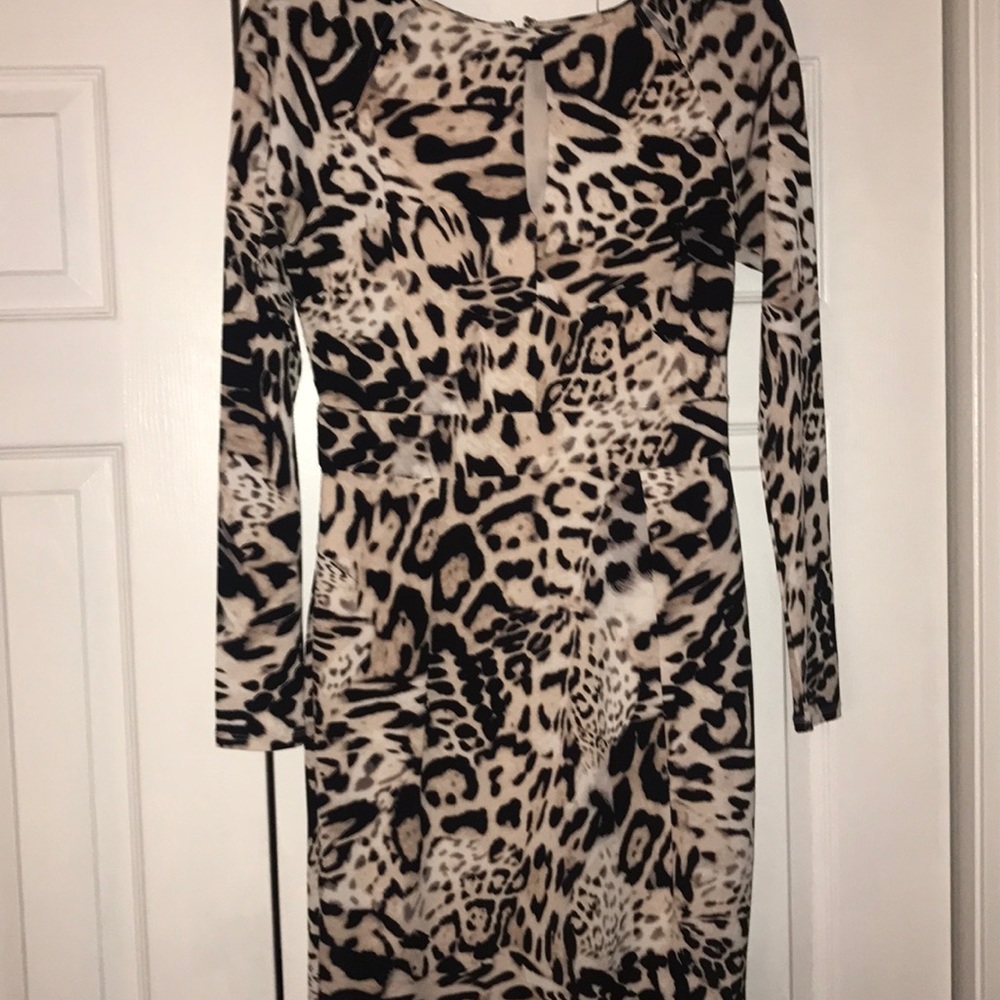 Animal print dress